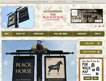Tablet Screenshot of blackhorsehookwood.co.uk